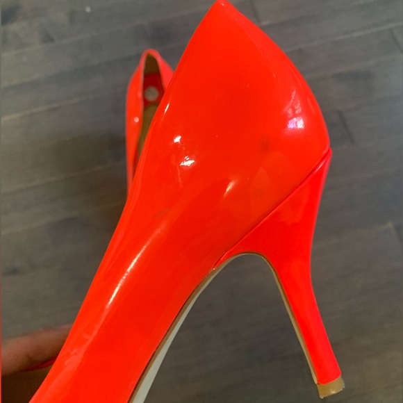 Hot Neon Pink Three Inch Heels from Town Shoes Women’s 7.5 - Picture 5 of 11